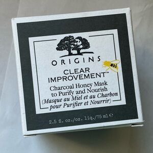 ORIGINS CLEAR IMPROVEMENT Charcoal Honey Mask to purify and nourish- Unopened
